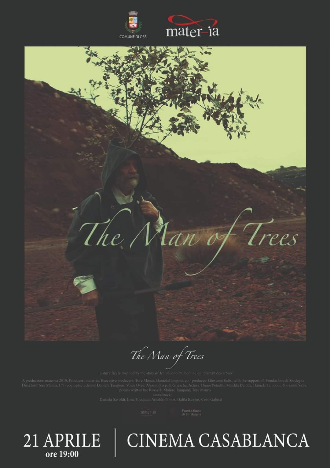 "The Man of Trees" dopo il successo internazionale il progetto cinematografico arriva a Ossi