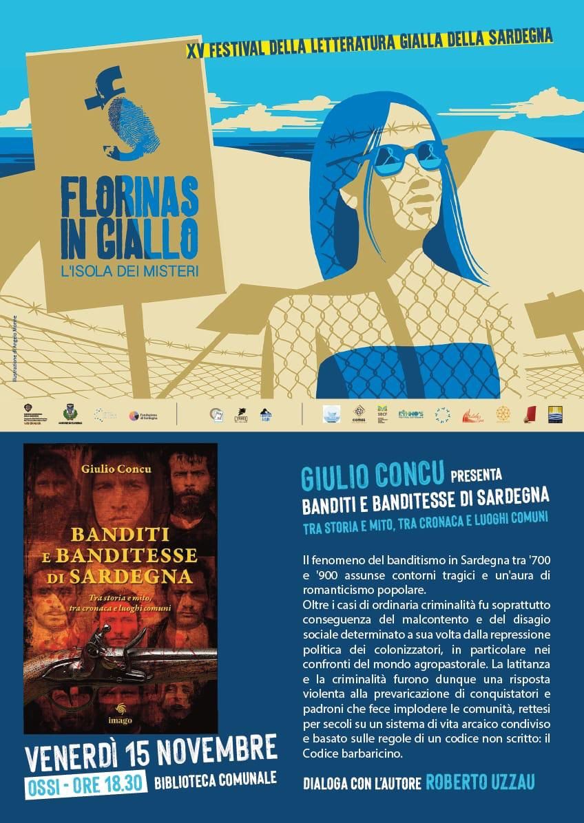 XV Festival della letteratura gialla della Sardegna. Venerdì 15 novembre ore 18:00