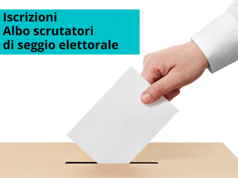 Presentazione delle domande per l'iscrizione nell'albo degli Scrutatori presso i seggi elettorali